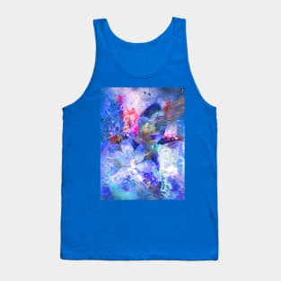 Mysterious Blue Lady Tank Top